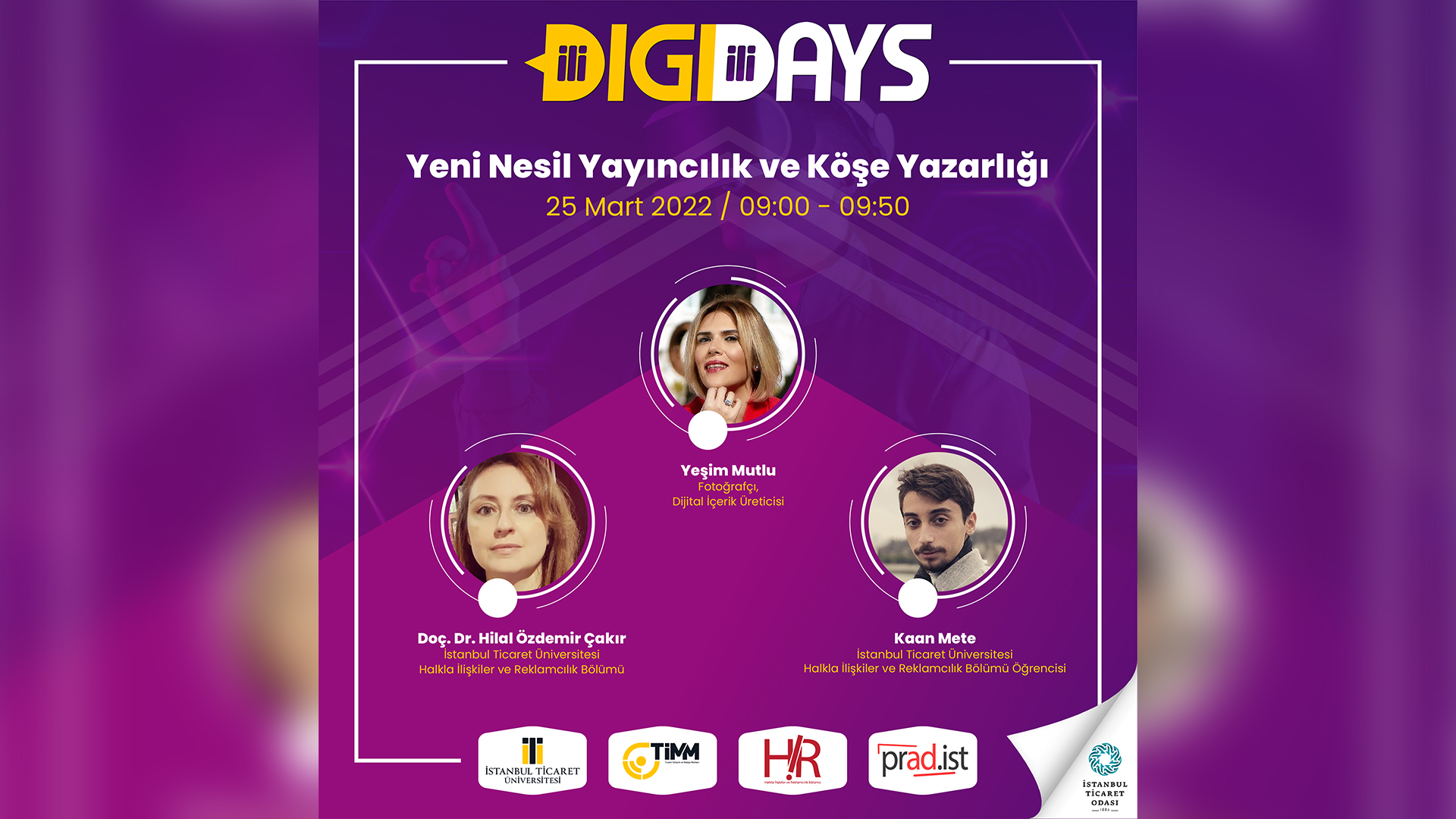 DİGİDAYS 9. Oturum l Yeni Nesil Yayıncılık ve Köşe Yazarlığı l Yeşim Mutlu