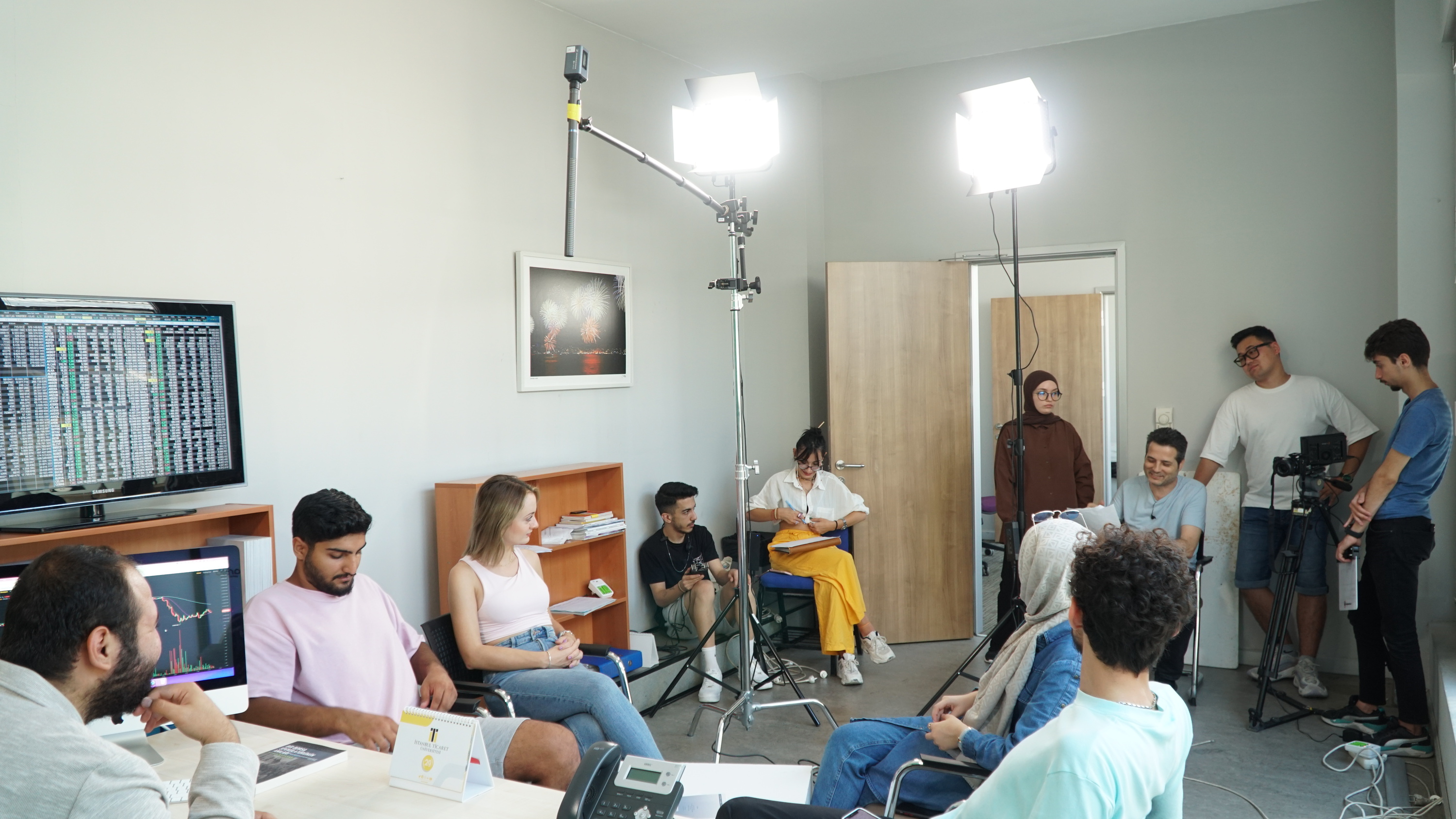 ''Zincir'' Kısa Filminin Çekimleri İstanbul Ticaret Üniversitesi'nde Başladı